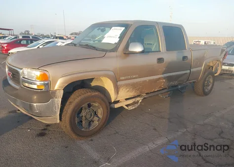 2001 GMC Sierra 2500Hd Sle from USA, damaged, VIN 1GTHC23G51F145256
